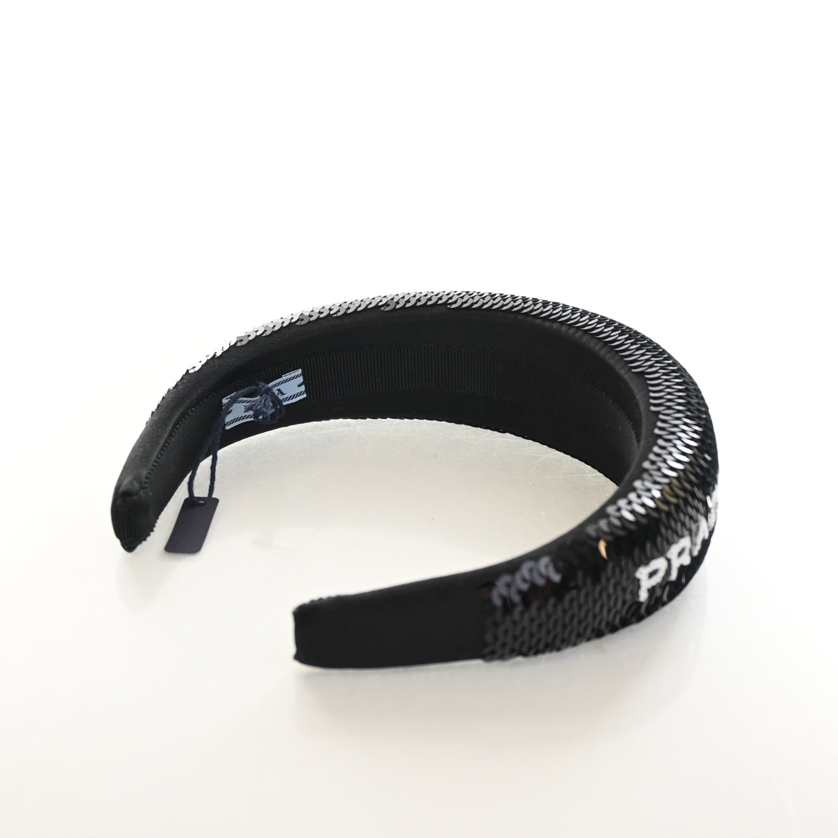 Prada Sequin Logo Headband, photo 3 of 6