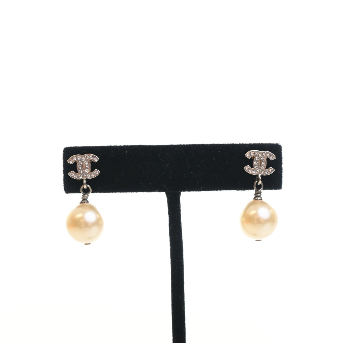 Chanel Pearl CC Drop Earrings, photo 2 of 6