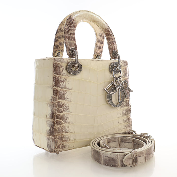 Christian Dior Small Himalayan Crocodile Lady Dior
