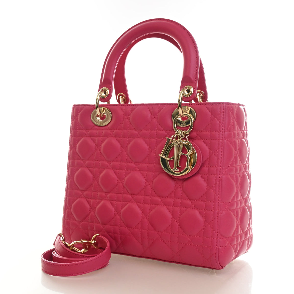 Christian Dior Medium Lambskin Lady Dior, photo 3 of 14