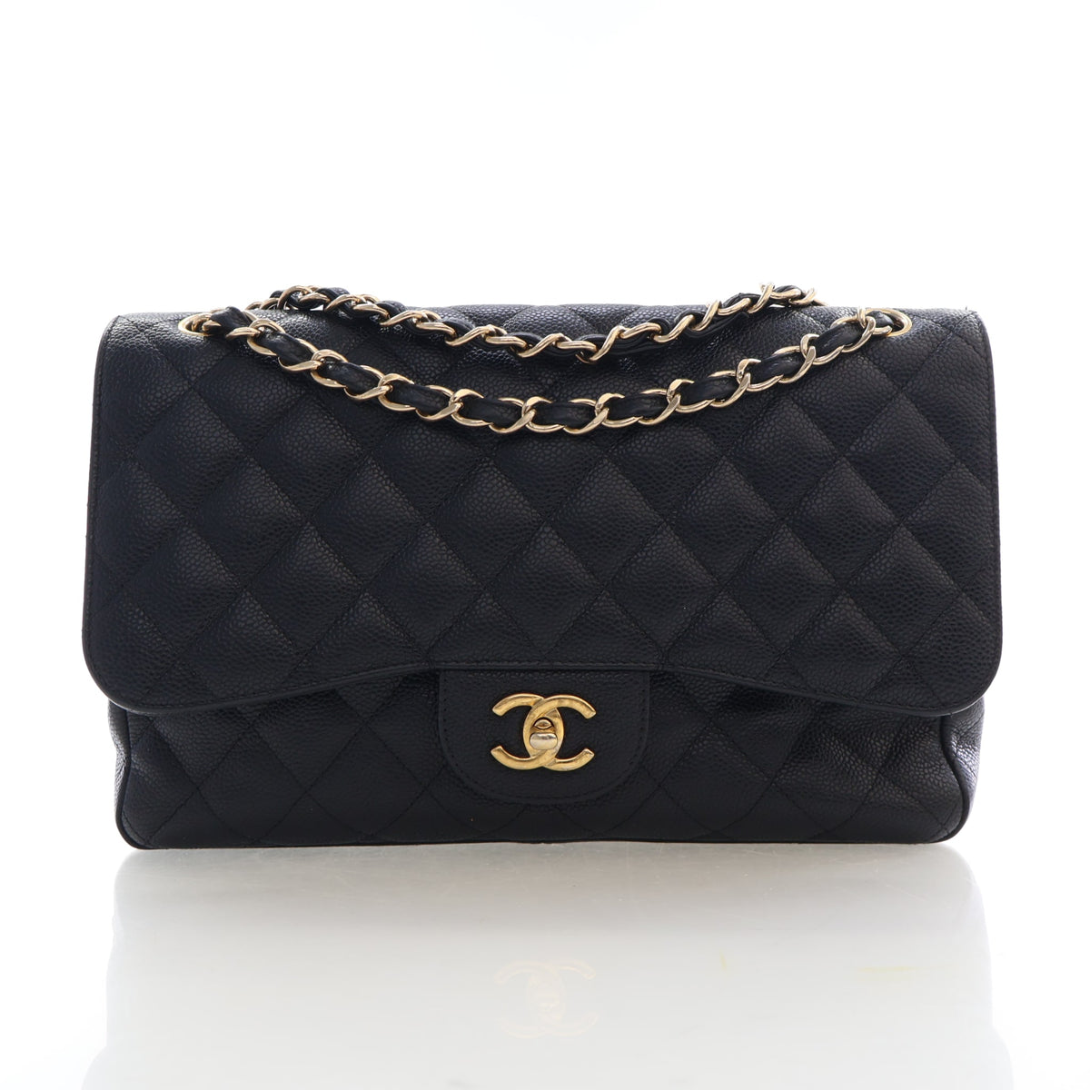 Chanel Caviar Jumbo Classic Double Flap Bag, photo 1 of 17
