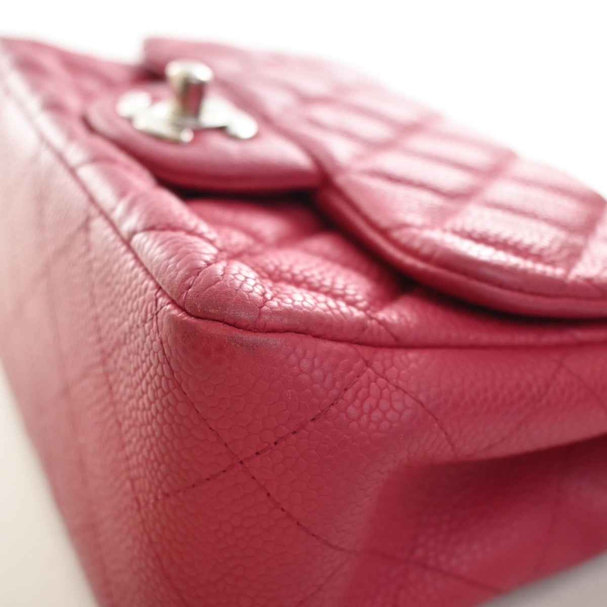 Chanel Mini Caviar Square Classic Flap Bag, photo 14 of 16
