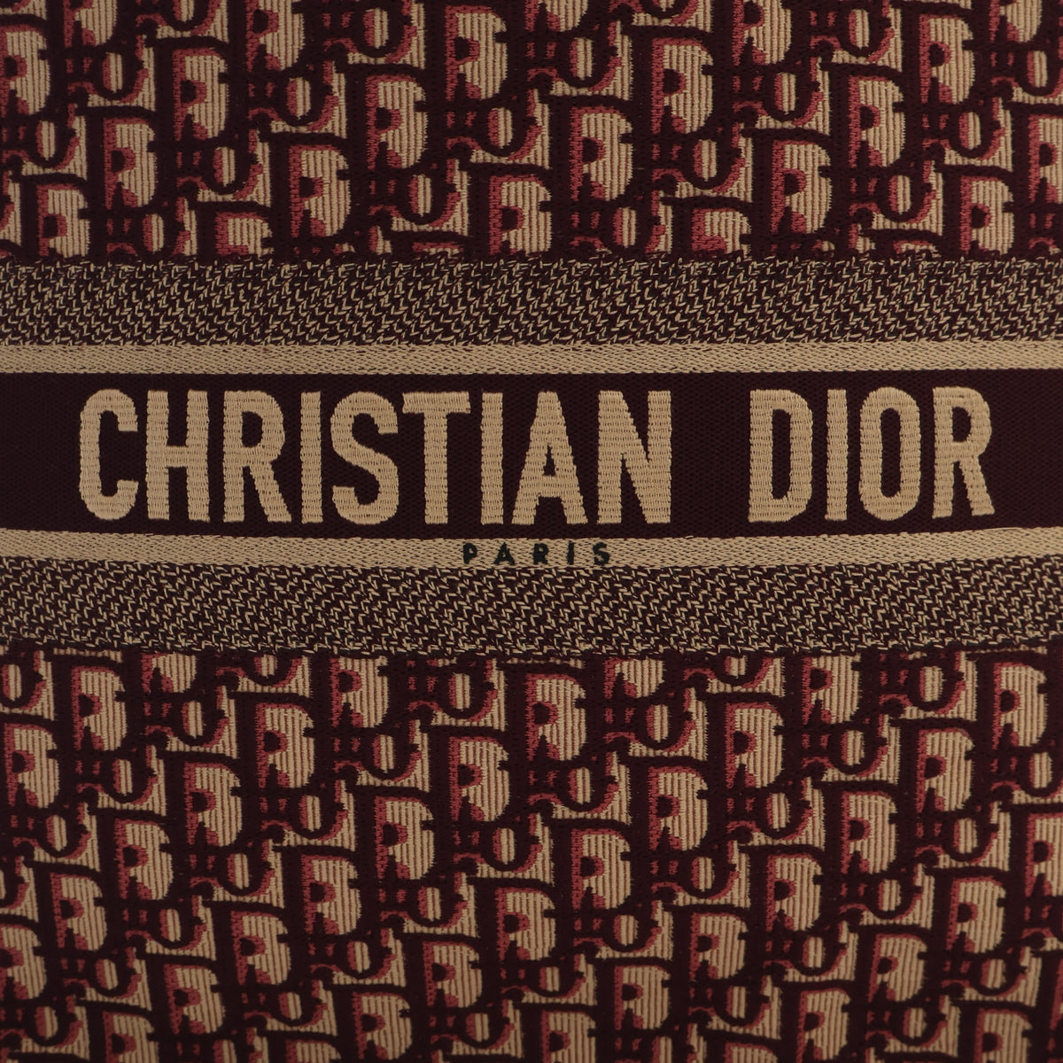 Pre-Owned Christian Dior Book Tote Large Oblique, logo detail, photo 4 of 17