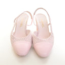 Chanel Pink Tweed Slingback...