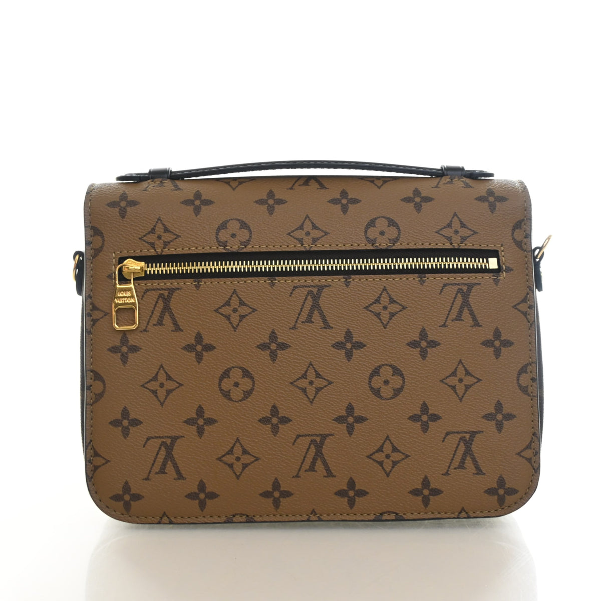 Pre-Owned Louis Vuitton Pochette Metis Reverse Monogram, back view