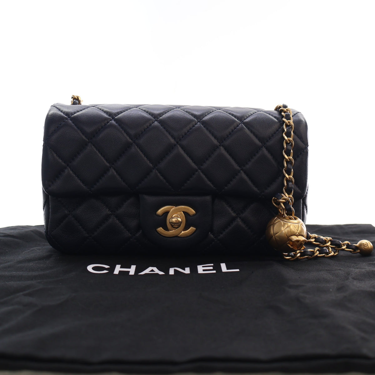 Chanel Mini Rectangular Lambskin Pearl Crush Flap Bag, photo 17 of 17