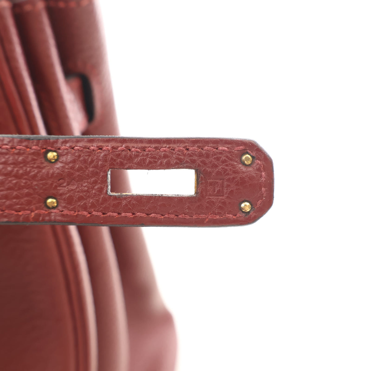 Hermes Vintage Bordeaux Clemence Birkin 30, photo 13 of 15