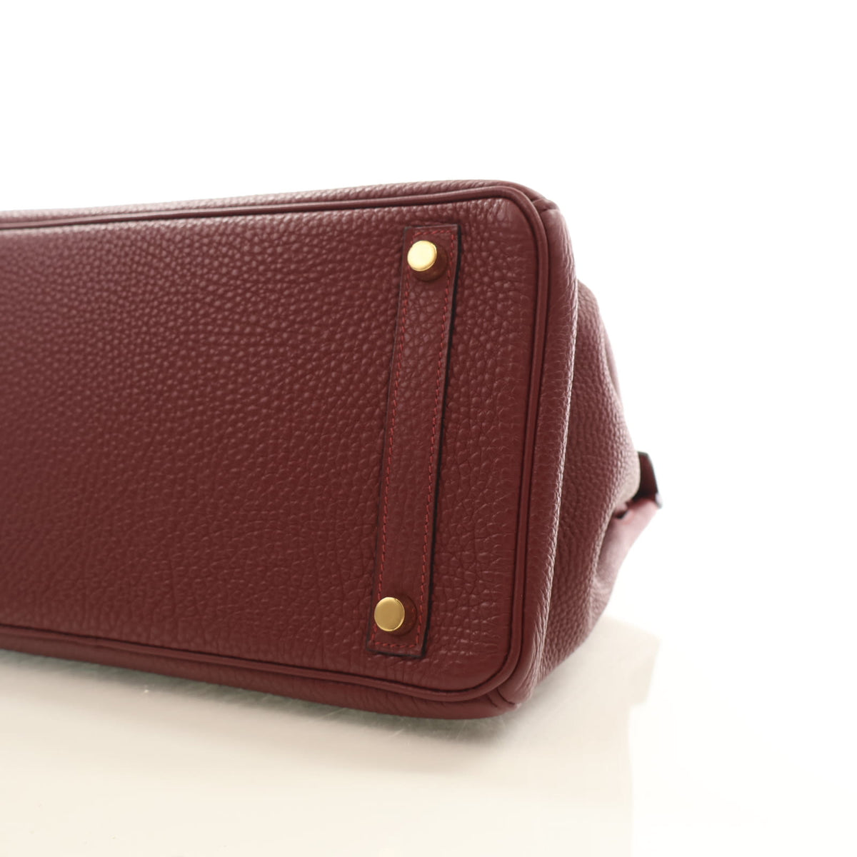 Hermes Vintage Bordeaux Clemence Birkin 30, photo 8 of 15