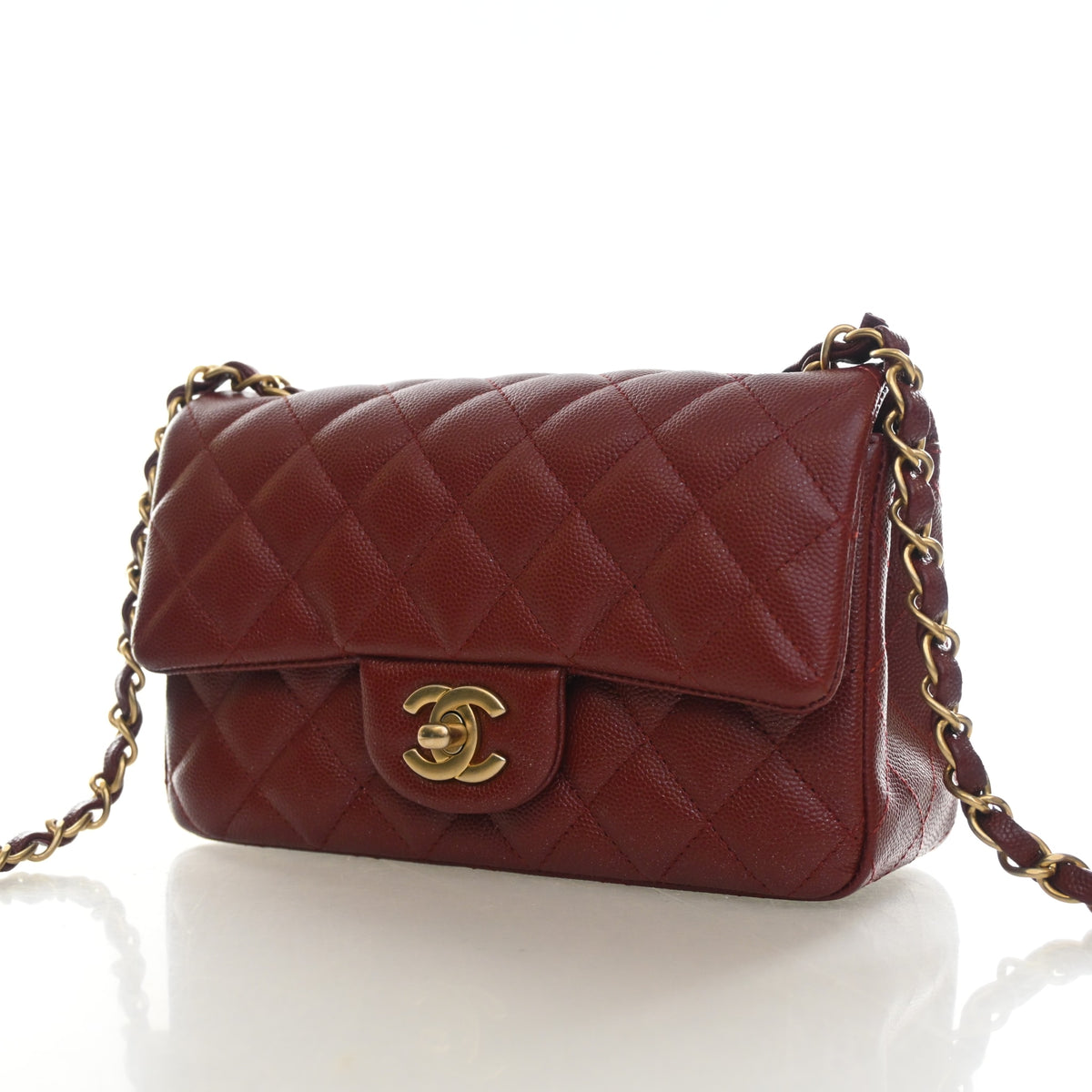Chanel Mini Caviar Rectangular Classic Flap Bag, photo 3 of 14