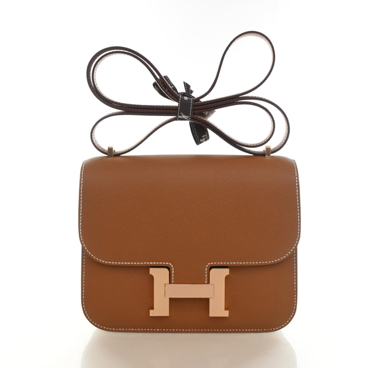 Hermes Gold Epsom Constance 18