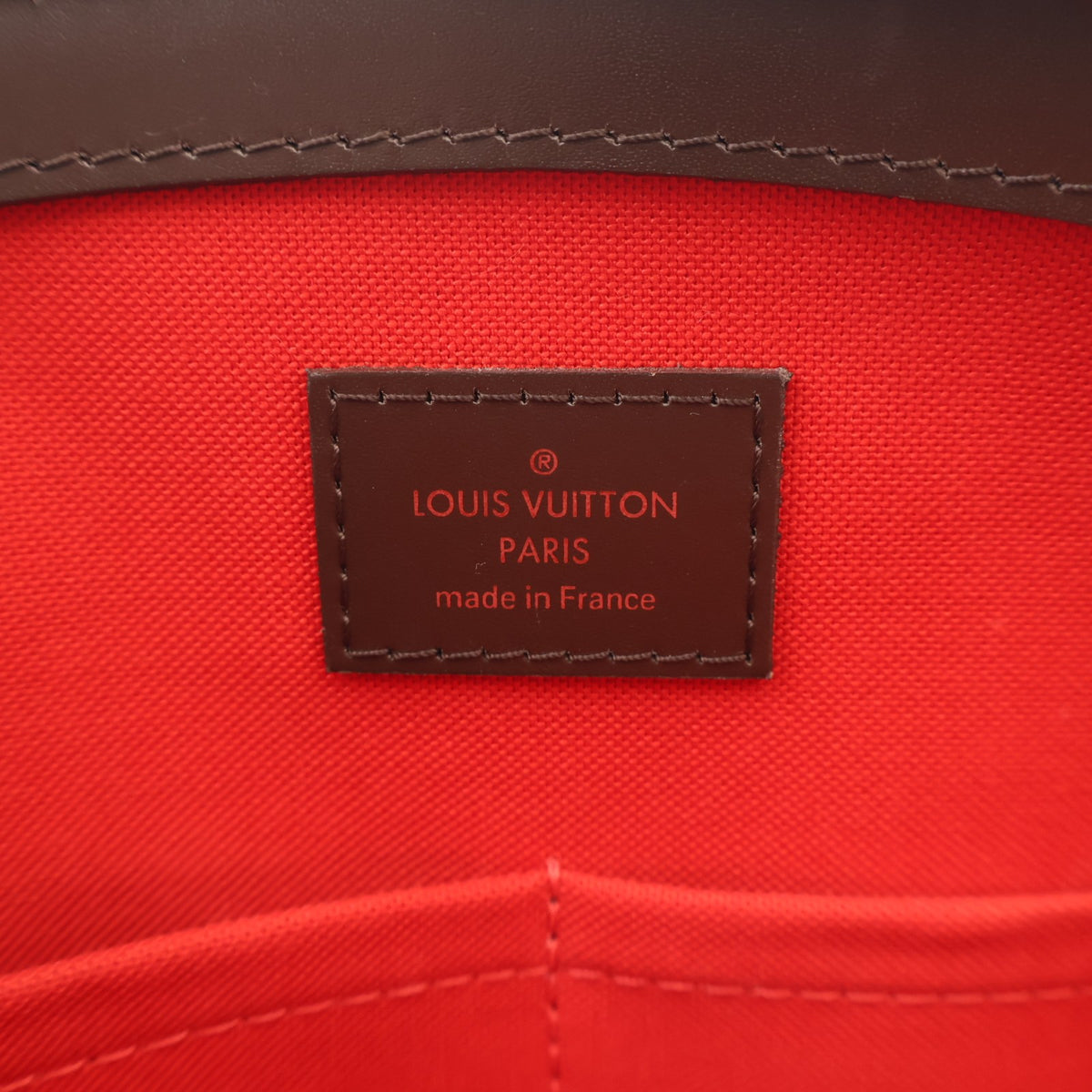 Pre-Owned Louis Vuitton MM Damier Ebene Verona, logo detail, photo 13 of 15