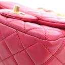 Chanel Mini Lambskin Square...