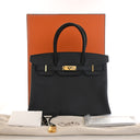 Hermes Noir Epsom Birkin 30