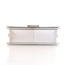 Chanel Medium Silver Lambsk...