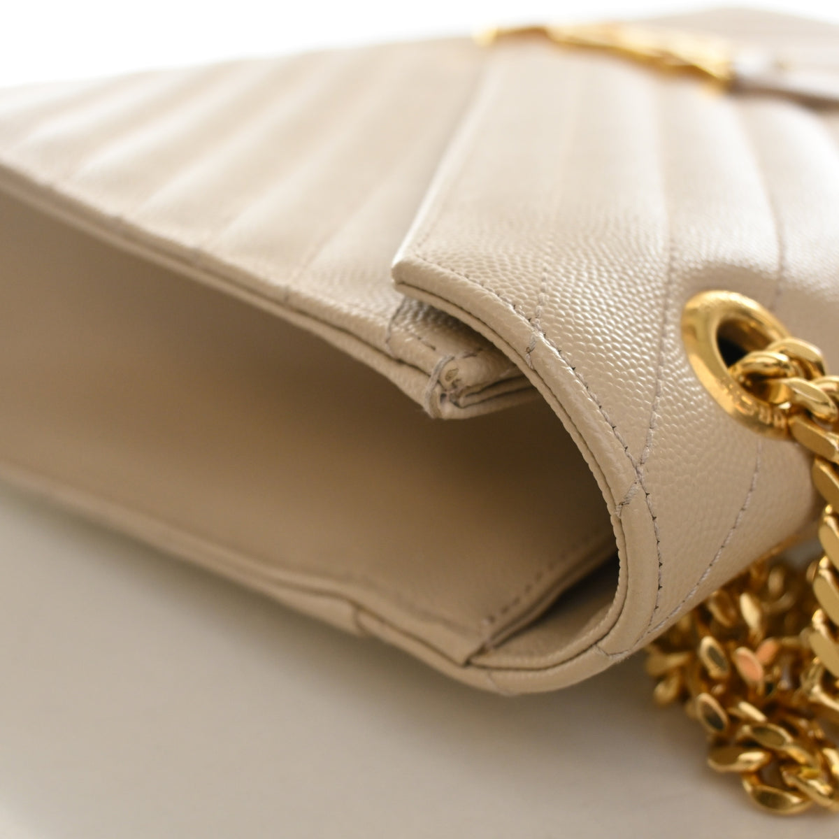 Saint Laurent Large Calfskin Envelope Flap Bag, photo 15 of 15