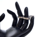 Chanel Crystal CC Bow Ring