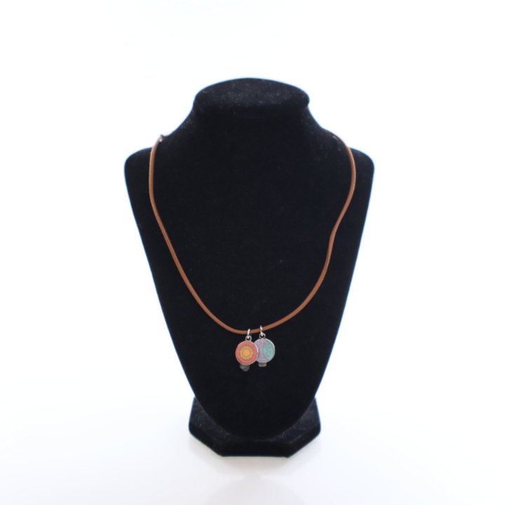 Hermes Leather Eclipse Necklace