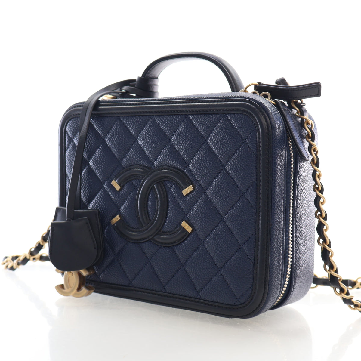 Chanel Medium Caviar CC Filigree Vanity Case, photo 3 of 16