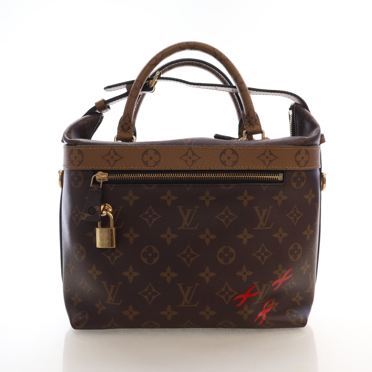 Pre-Owned Louis Vuitton PM Reverse Monogram City Cruiser Bag, front view