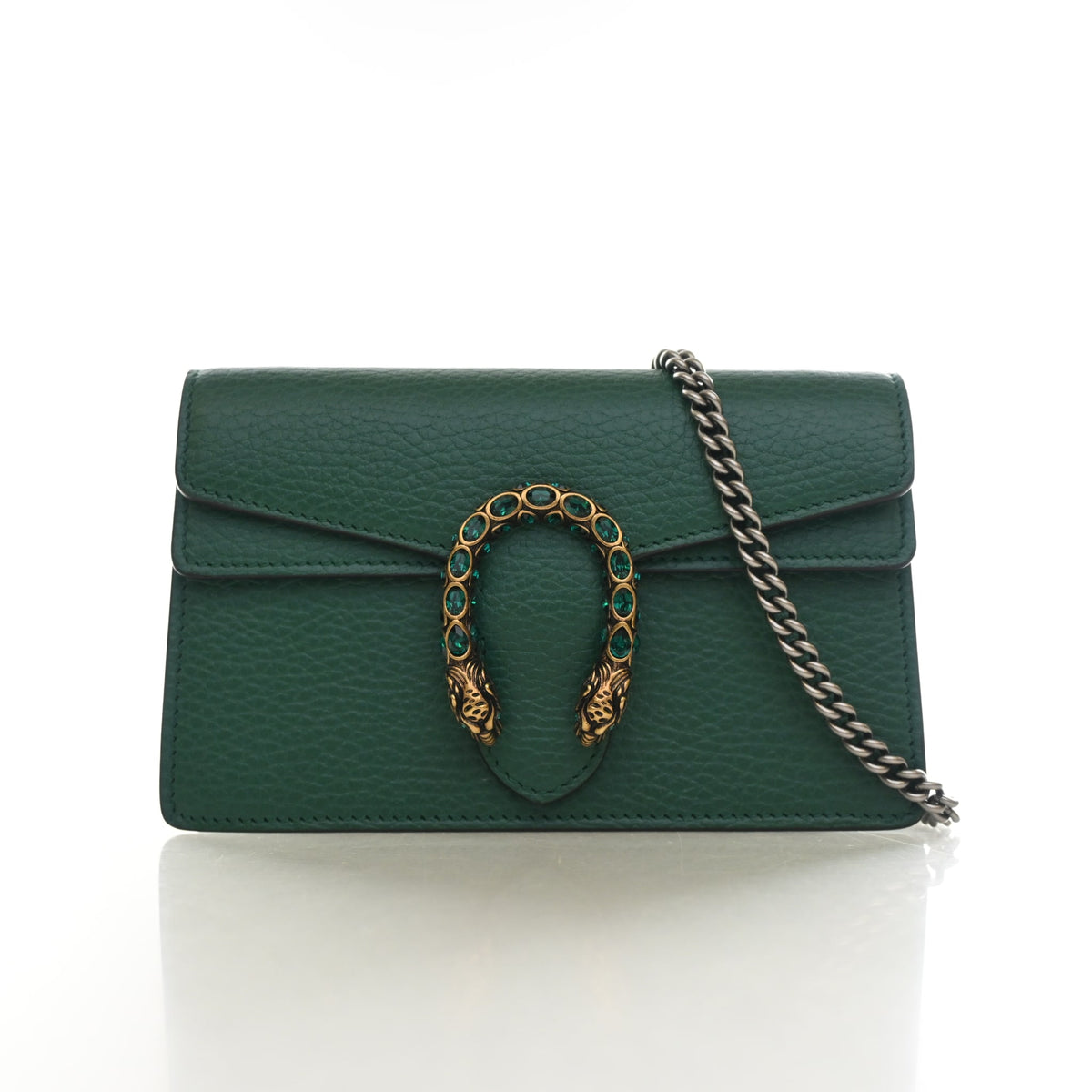 Pre-Owned Gucci Dionysus Mini Calfskin Super, front view, authenticated at Luxe Du Jour