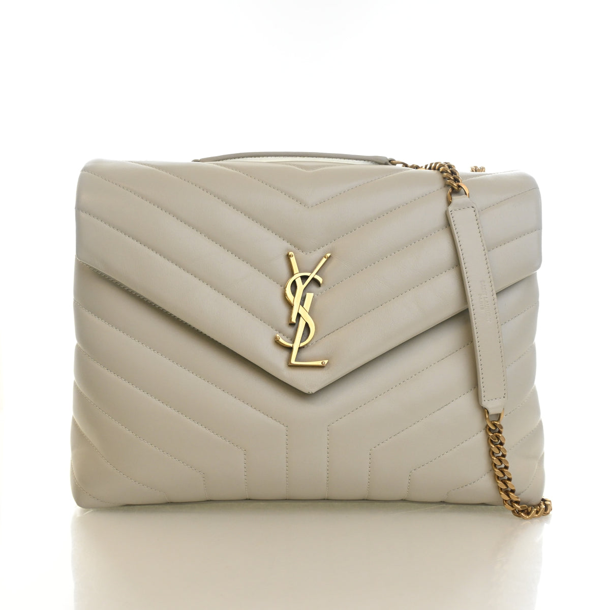 Pre-Owned Saint Laurent Loulou Medium Calfskin, front view