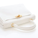Hermes Blanc Swift Kelly 25