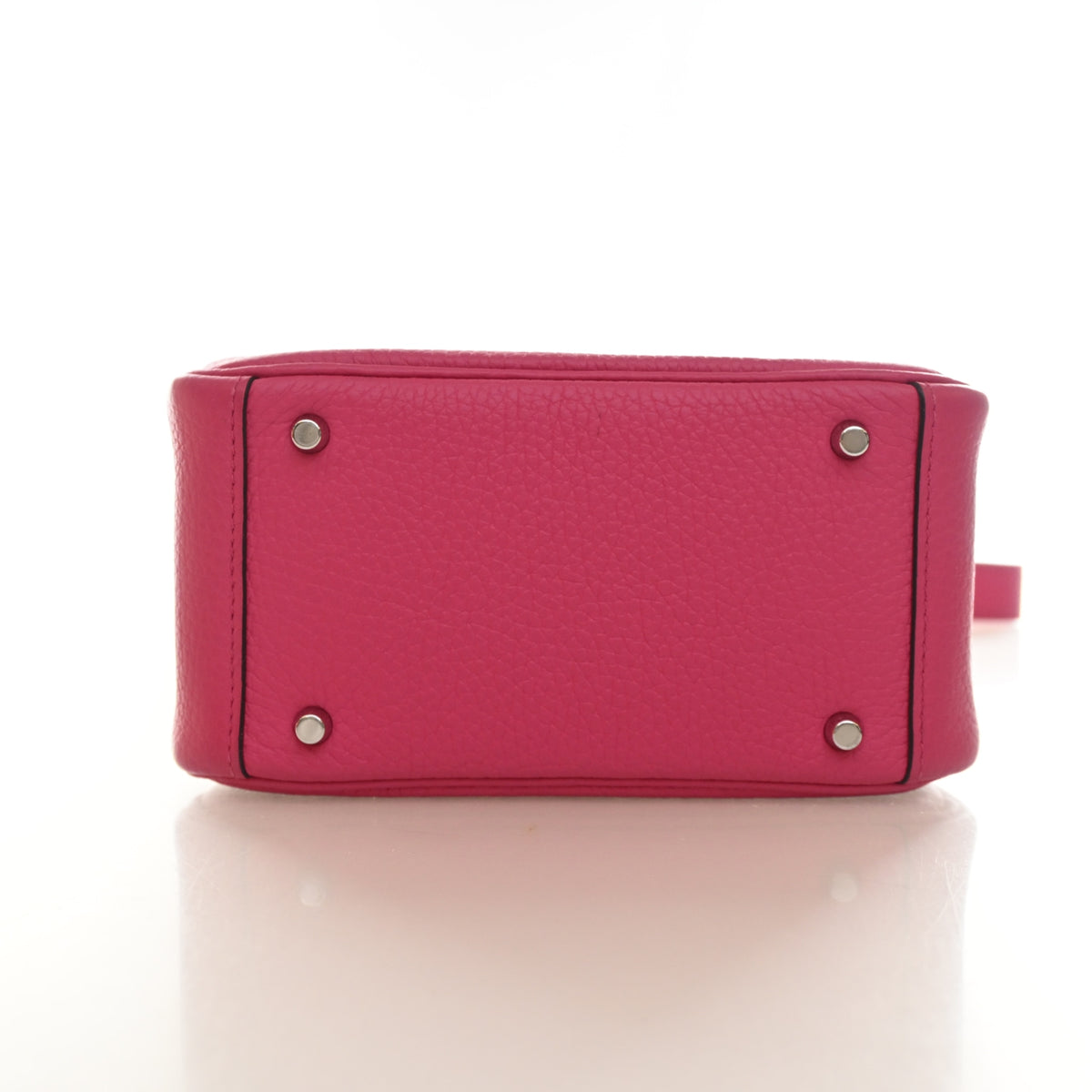 Hermès Rose Shocking Clemence Mini Lindy 20, photo 9 of 15