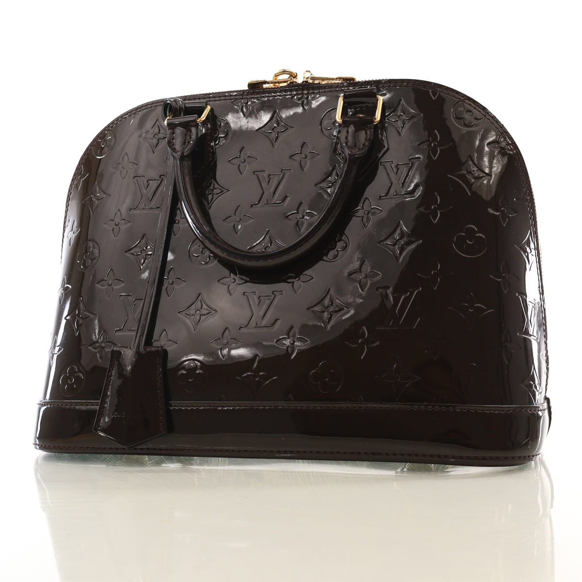 Pre-Owned Louis Vuitton Alma PM Patent Leather, front view, photo 3 of 22