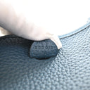 Hermes Bleu Tie Clemence Ev...