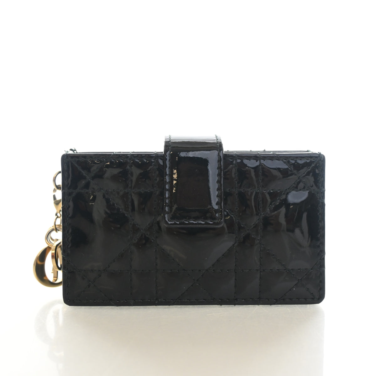 Christian Dior Patent Jasmine Card Holder, photo 1 of 13