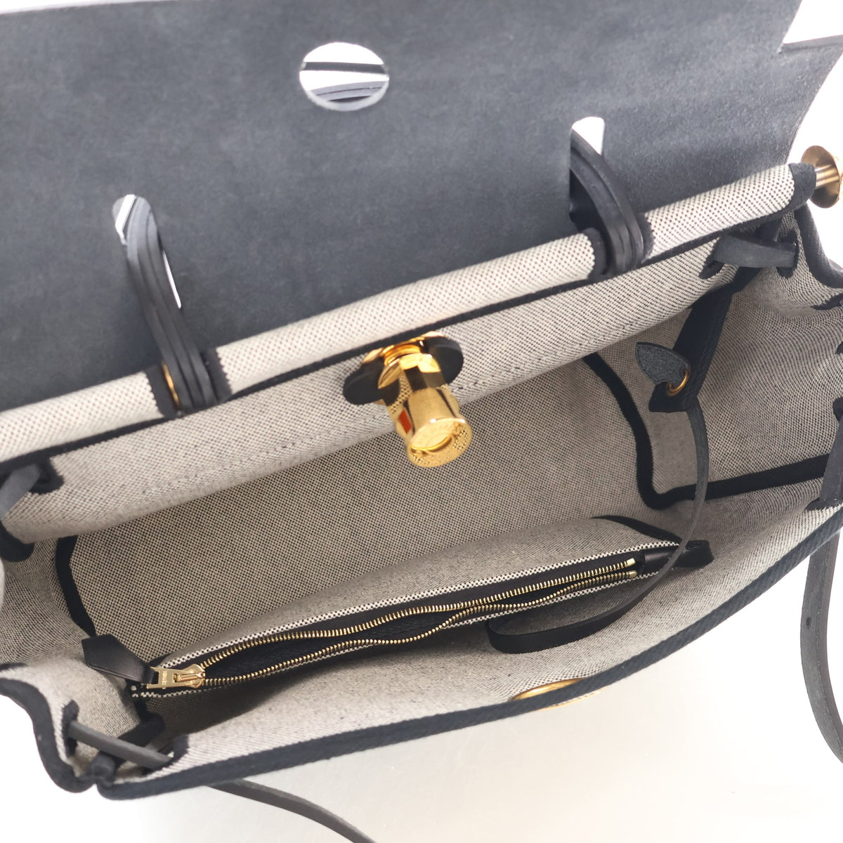 Hermes Noir Vache Hunter Herbag Zip 31, photo 13 of 17