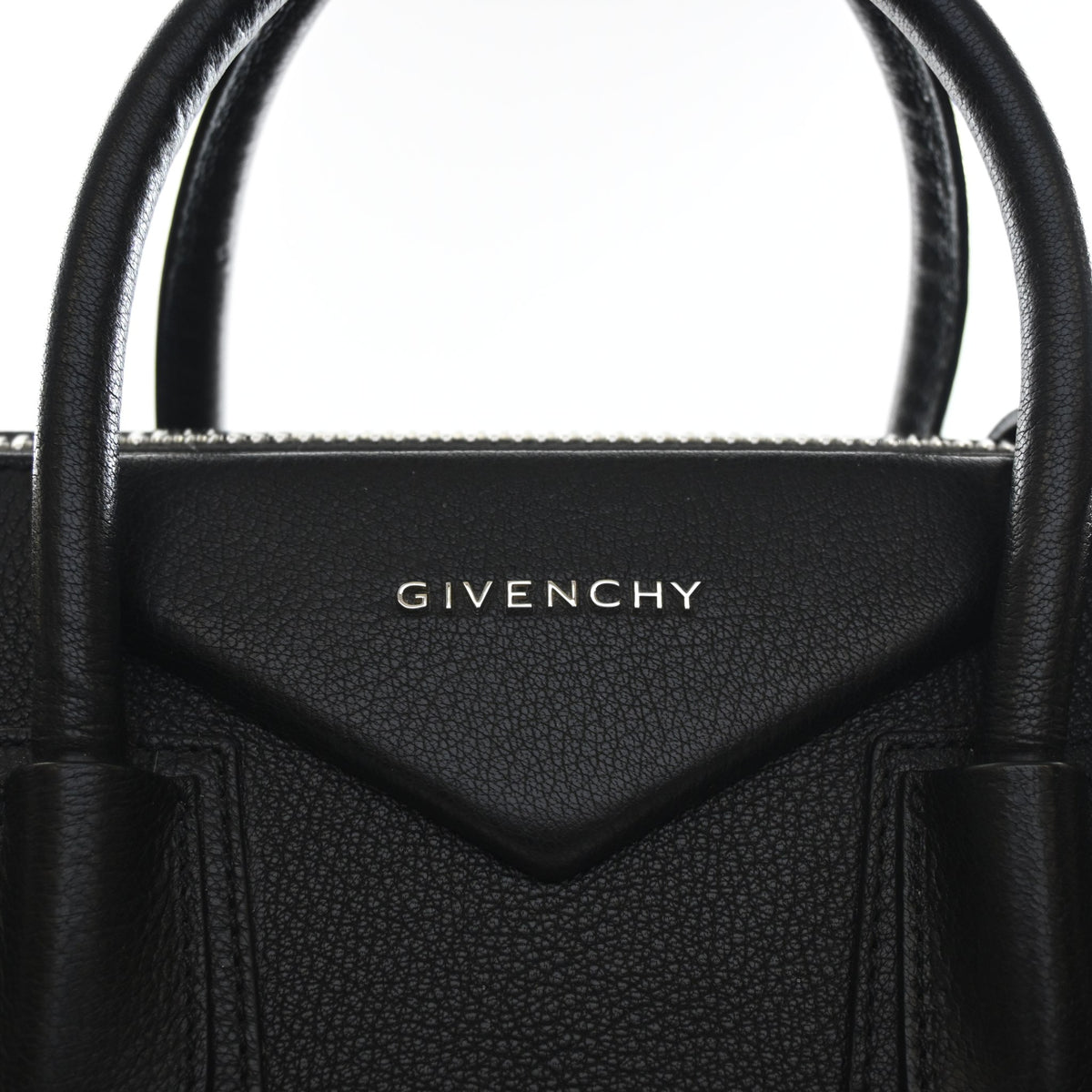 Pre-Owned Givenchy Antigona Medium Goatskin Bag, front view