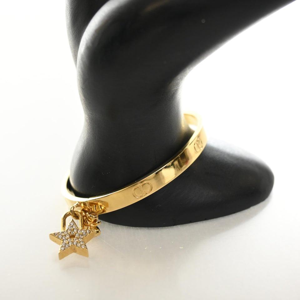 Christian Dior Crystal Star Bangle