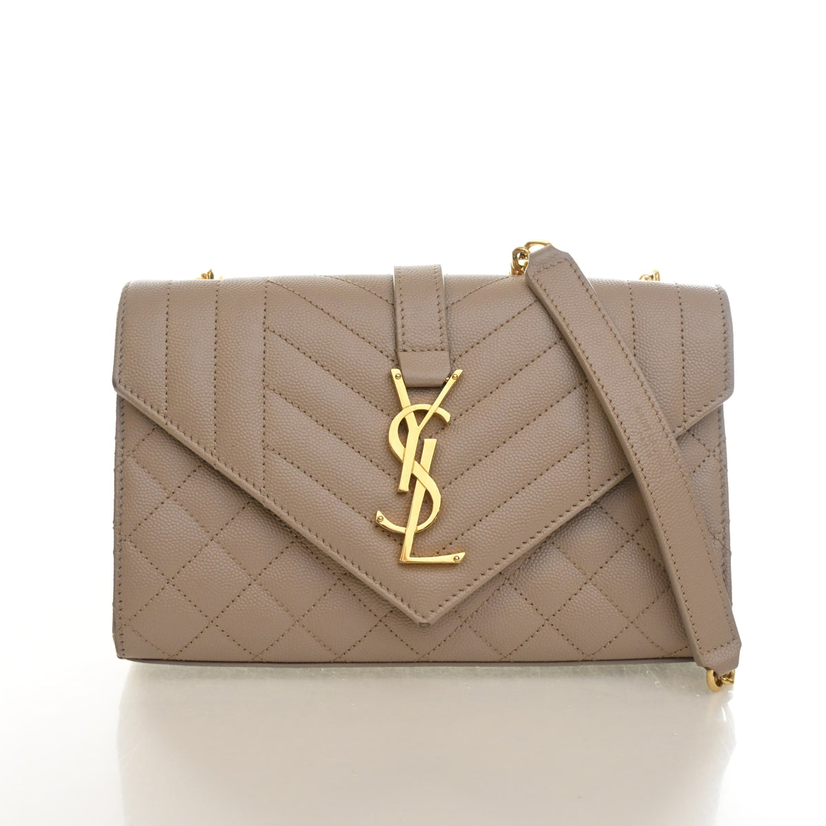 Saint Laurent Small Calfskin Envelope Bag, photo 1 of 17