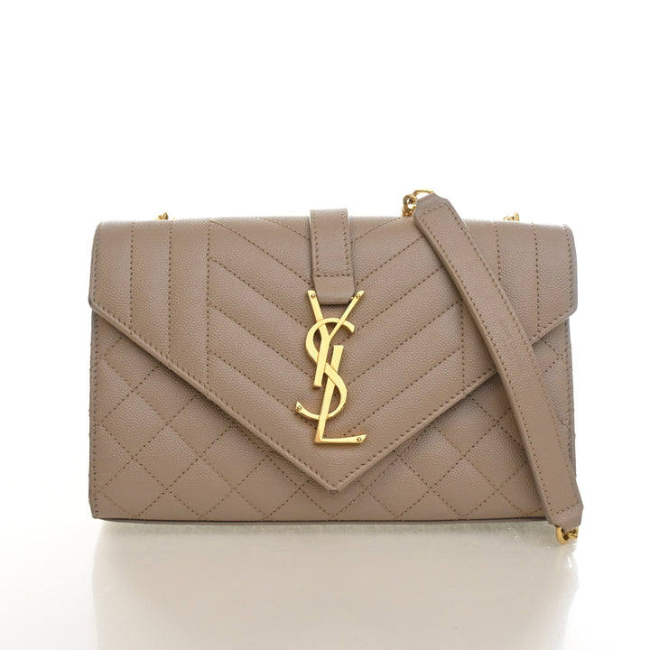 Saint Laurent Small Calfskin Envelope Bag