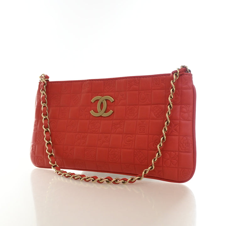 Chanel Lambskin Lucky Charms Pouch On Chain
