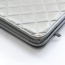 Chanel Calfskin Metallic Qu...