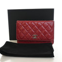 Chanel Patent Wallet On Cha...