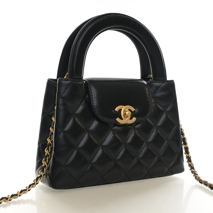 Chanel Nano Calfskin Kelly Shopper