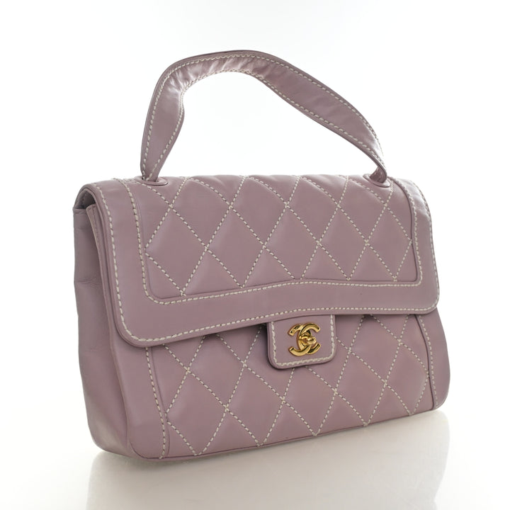 Chanel Vintage Medium Calfskin Wild Stitch Flap Bag