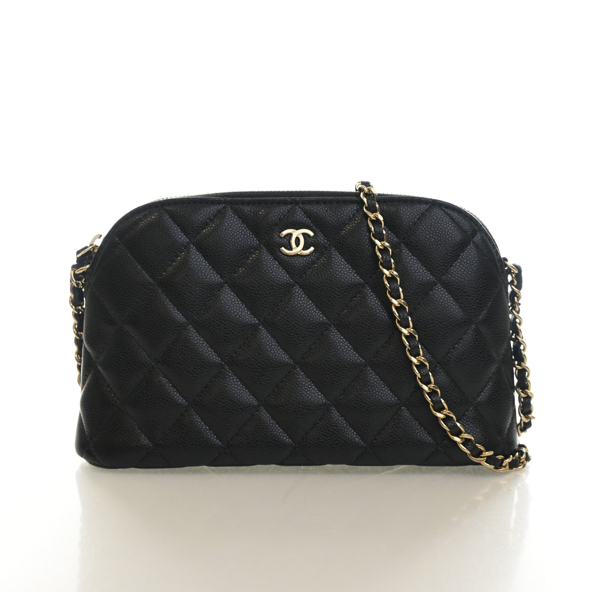 Chanel Caviar CC Dome Zip Clutch, photo 1 of 14