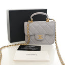 Chanel Mini Lambskin Top Ha...