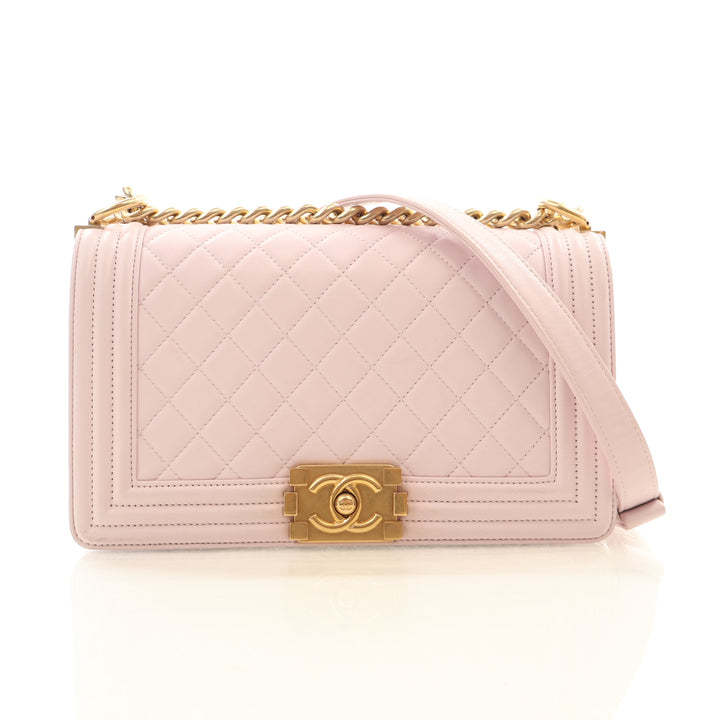 Chanel Medium Lambskin Boy Bag