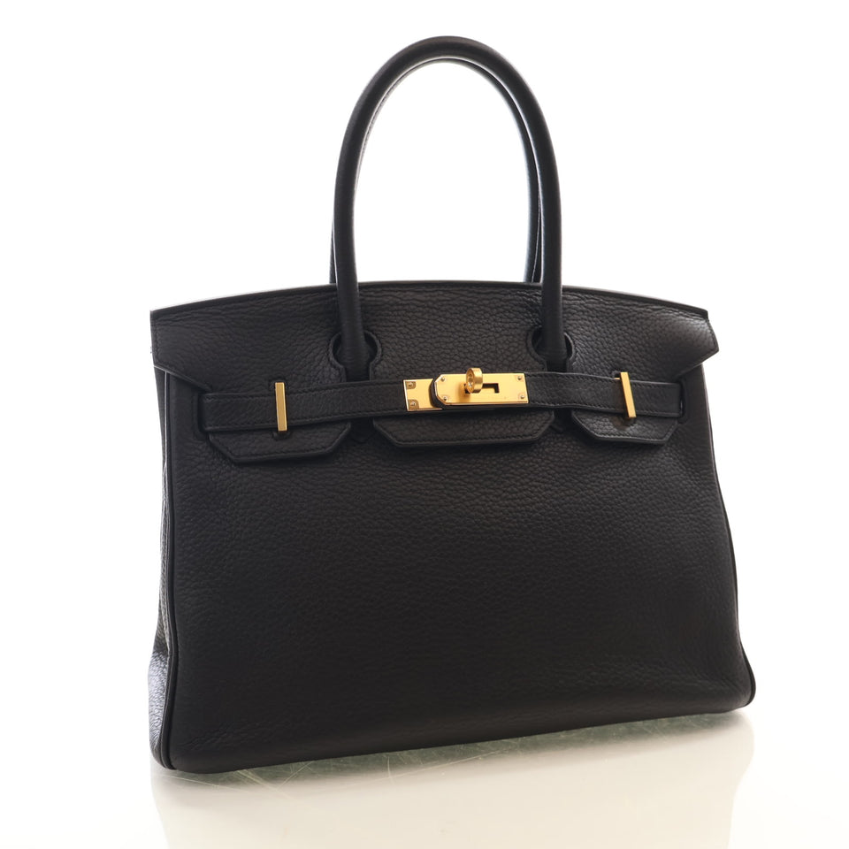 Hermes Noir Clemence Birkin 30