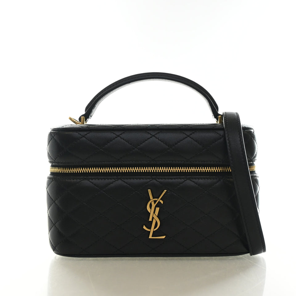 Saint Laurent Medium Lambskin Gaby Vanity