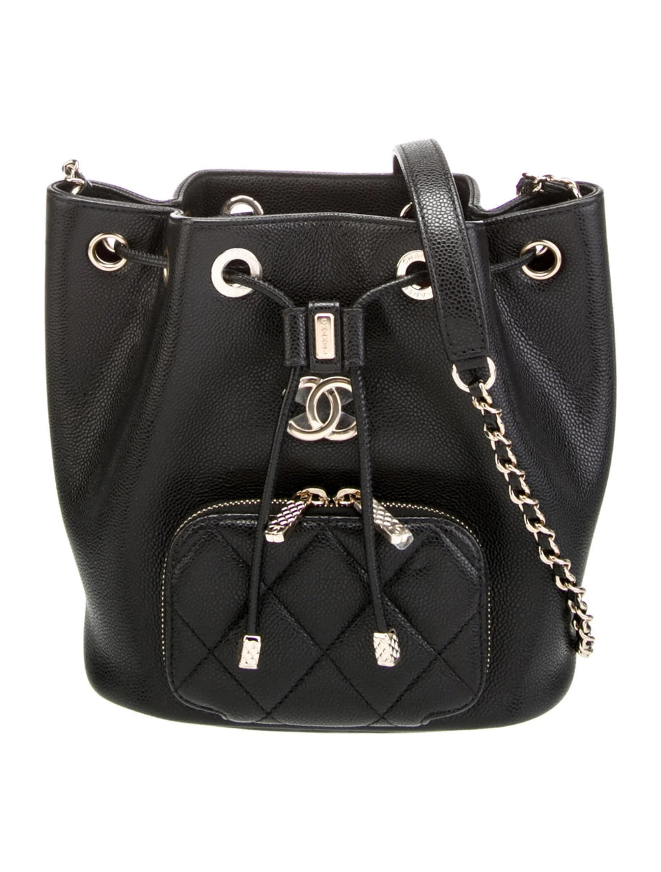 Chanel Mini Caviar Business Affinity Bucket Bag