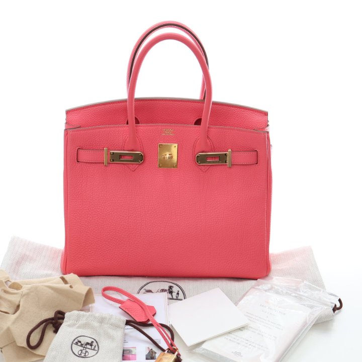 Hermes Rose Lipstick Togo Birkin 30, photo 20 of 20