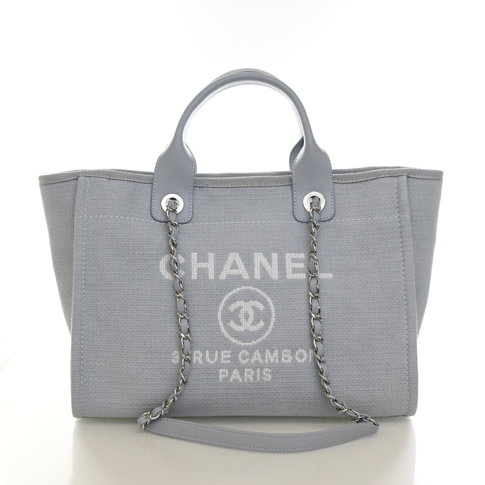 Chanel Small Mixed Fibers Deauville Tote