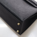 Hermes Noir Ostrich Sellier...