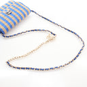 Chanel Raffia Flap Belt Bag...